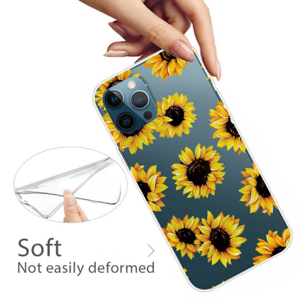 Handyhülle Für iPhone 13 Pro Max Sonnenblumen