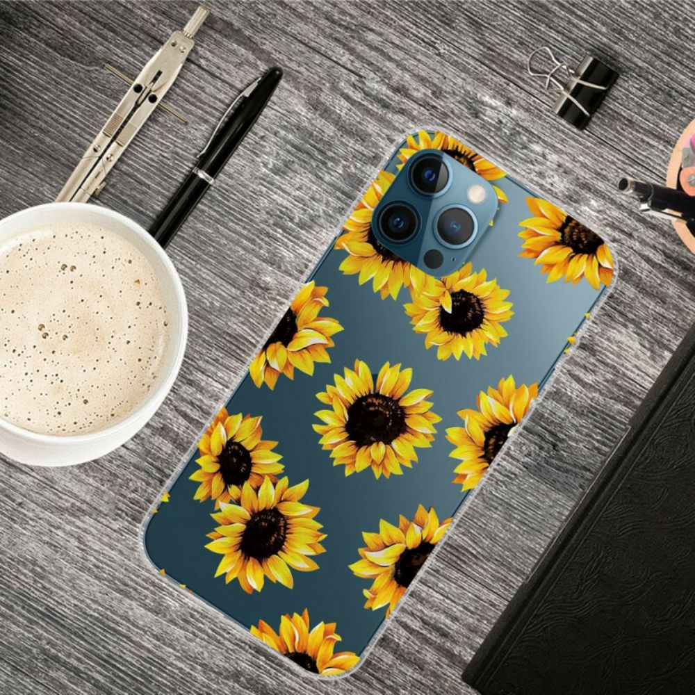 Handyhülle Für iPhone 13 Pro Max Sonnenblumen