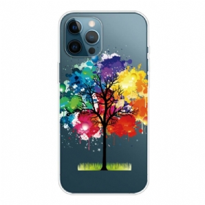 Handyhülle Für iPhone 13 Pro Max Transparenter Aquarellbaum