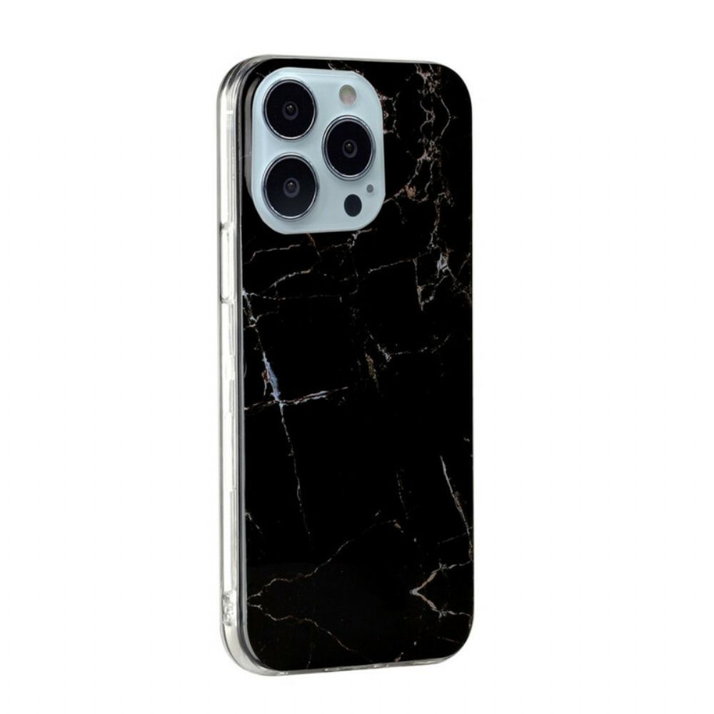 Handyhülle Für iPhone 13 Pro Max Vereinfachter Marmor