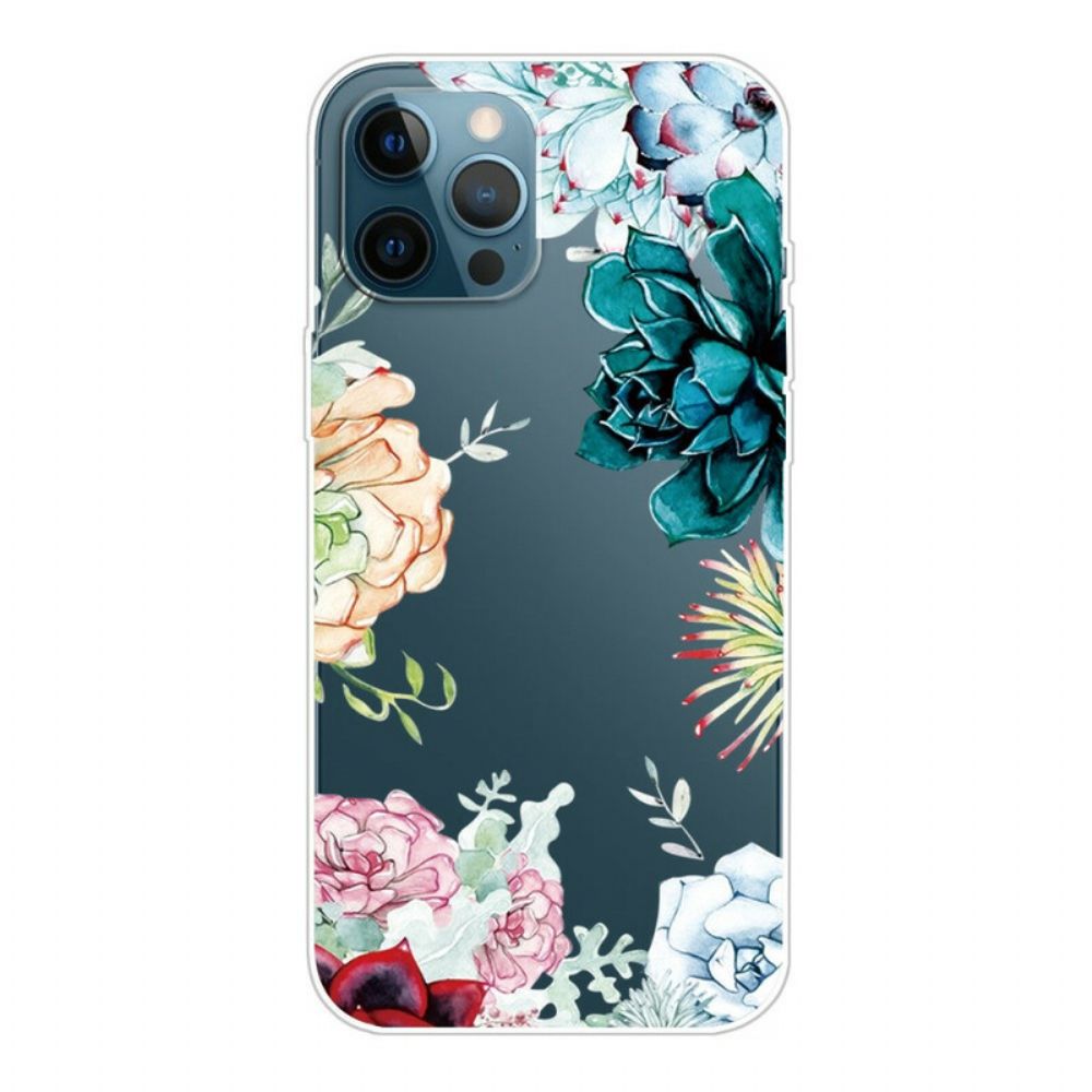 Hülle Für iPhone 13 Pro Max Aquarell Blumen