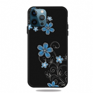 Hülle Für iPhone 13 Pro Max Blaue Blumen