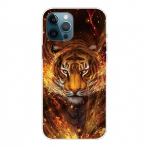 Hülle Für iPhone 13 Pro Max Flexibler Tiger