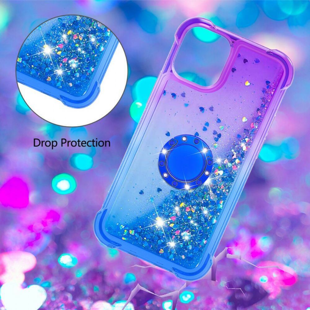 Hülle Für iPhone 13 Pro Max Glitzerring-halterung