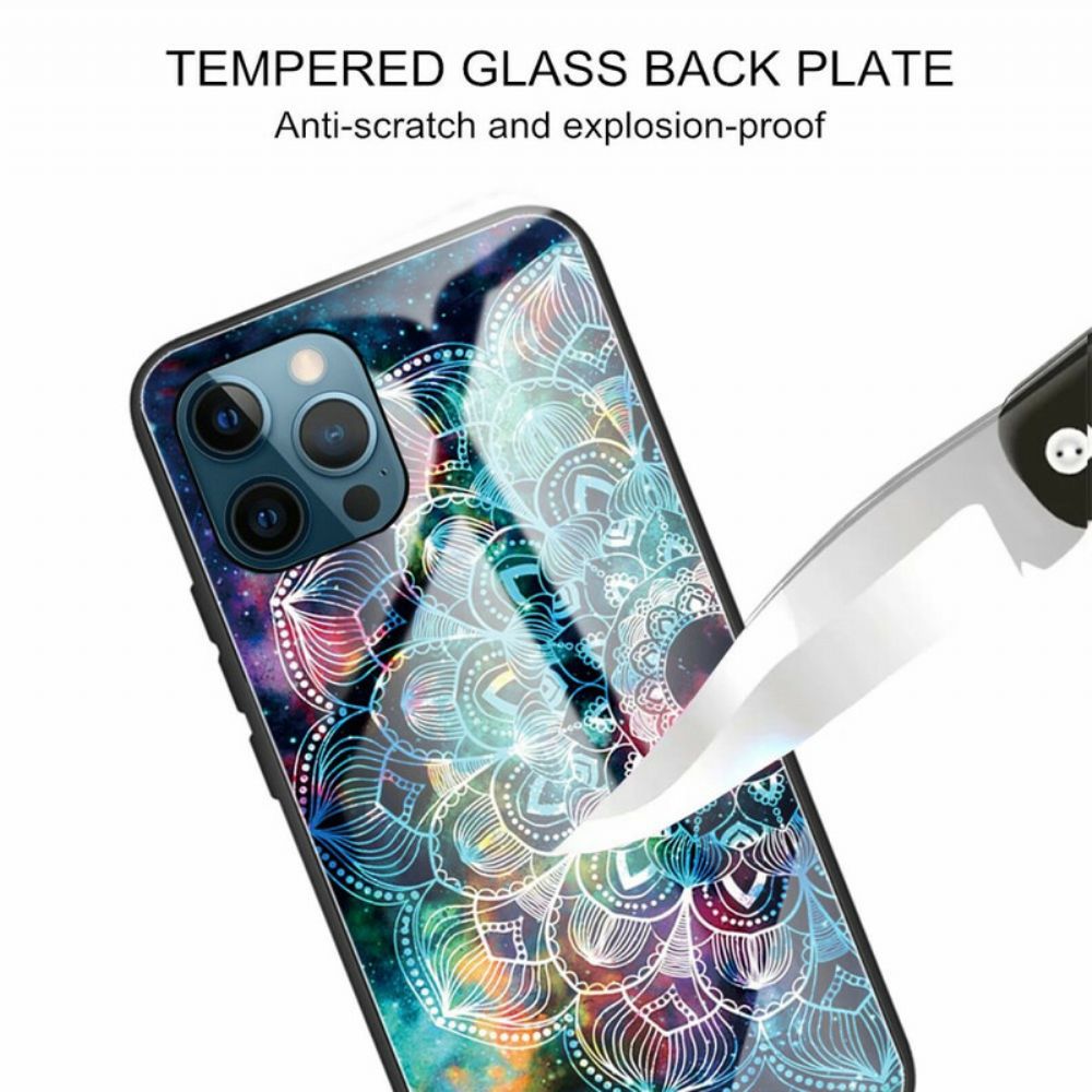 Hülle Für iPhone 13 Pro Max Mandala Aus Gehärtetem Glas