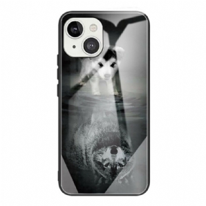 Hülle Für iPhone 13 Pro Max Puppy Dream Gehärtetes Glas