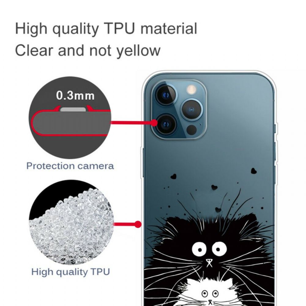 Hülle Für iPhone 13 Pro Max Sieh Dir Die Katzen An