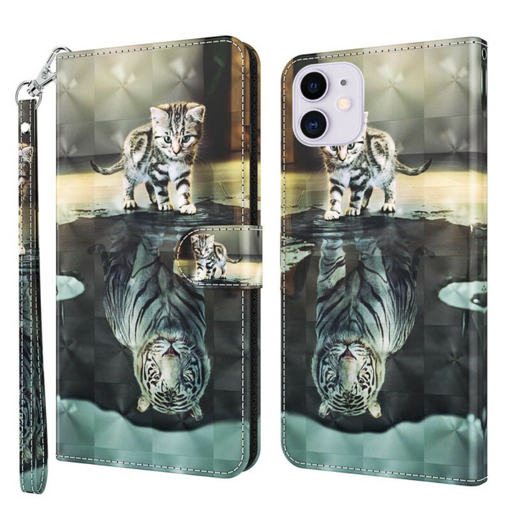 Lederhüllen Für iPhone 13 Pro Max Ernst Der Tiger