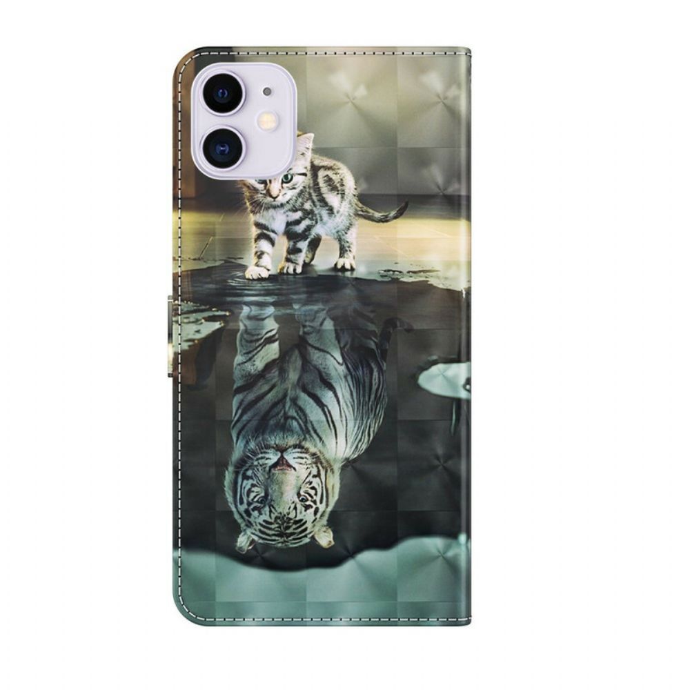 Lederhüllen Für iPhone 13 Pro Max Ernst Der Tiger