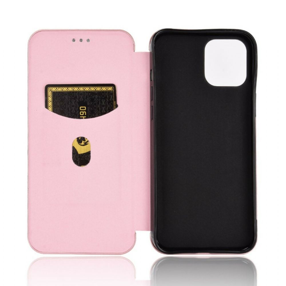 Schutzhülle Für iPhone 13 Pro Max Flip Case Kohlefaser