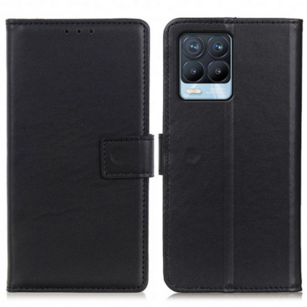 Flip Case Für Realme 8 / 8 Pro Einfaches Kunstleder