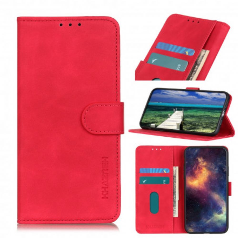 Flip Case Für Realme 8 / 8 Pro Vintage Ledereffekt Khazneh