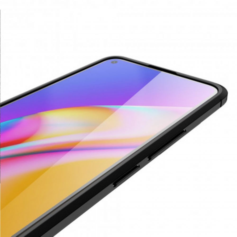 Handyhülle Für Realme 8 / 8 Pro Doppellinie Litschi-leder-effekt