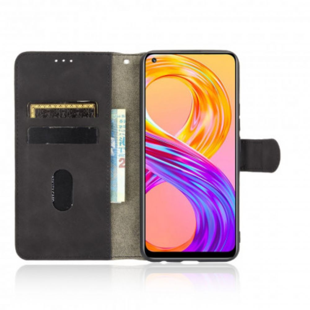 Lederhüllen Für Realme 8 / 8 Pro Hautberührung