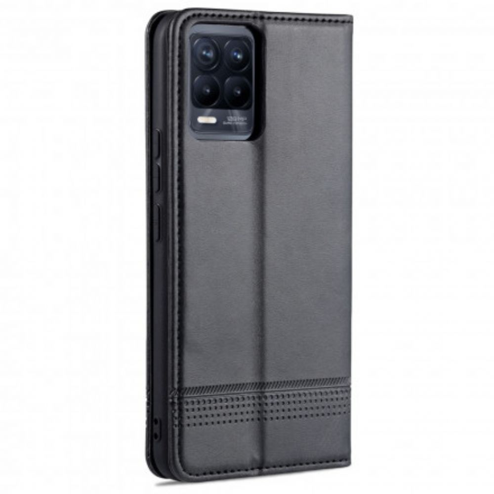 Schutzhülle Für Realme 8 / 8 Pro Flip Case Azns-lederstil