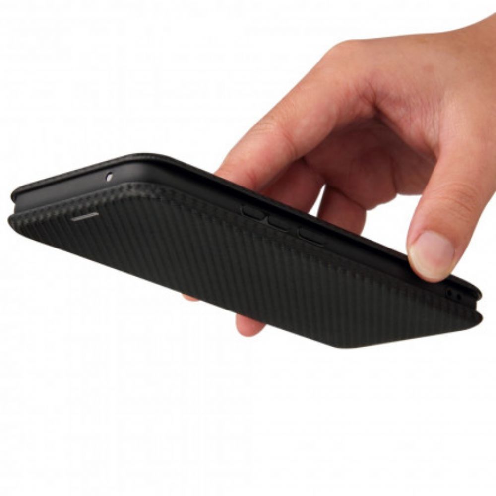 Schutzhülle Für Realme 8 / 8 Pro Flip Case Farbiges Carbon-silikon