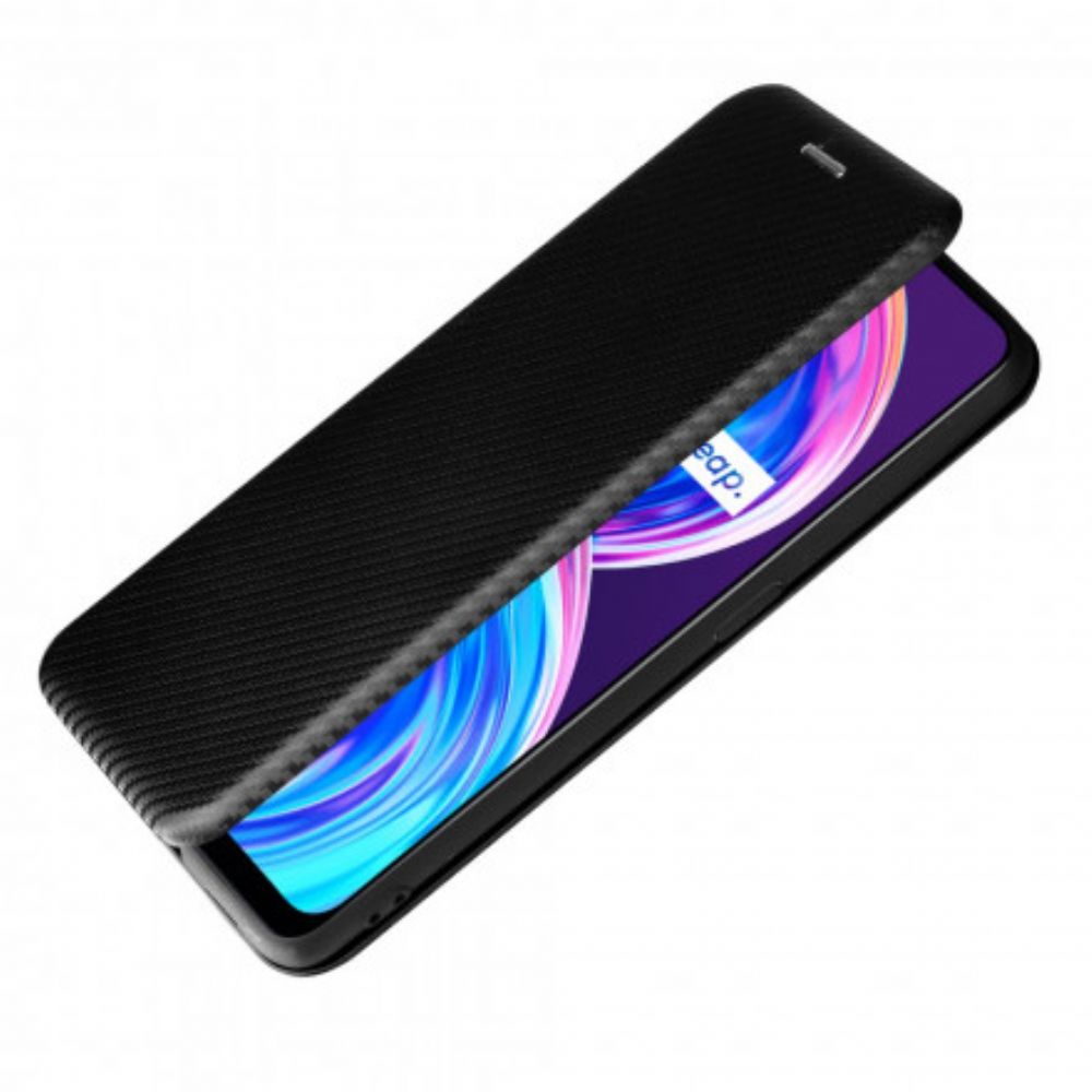 Schutzhülle Für Realme 8 / 8 Pro Flip Case Farbiges Carbon-silikon