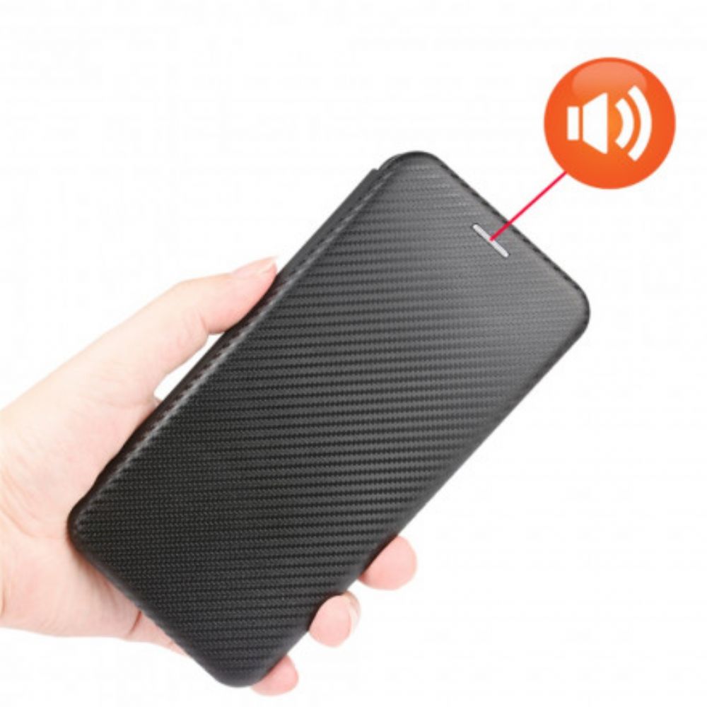 Schutzhülle Für Realme 8 / 8 Pro Flip Case Farbiges Carbon-silikon