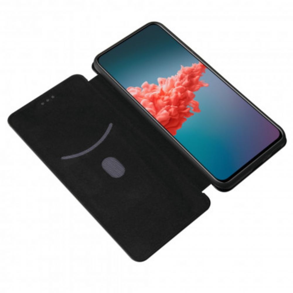 Schutzhülle Für ZTE Axon 20 4G / 5G Flip Case Farbiges Carbon-silikon