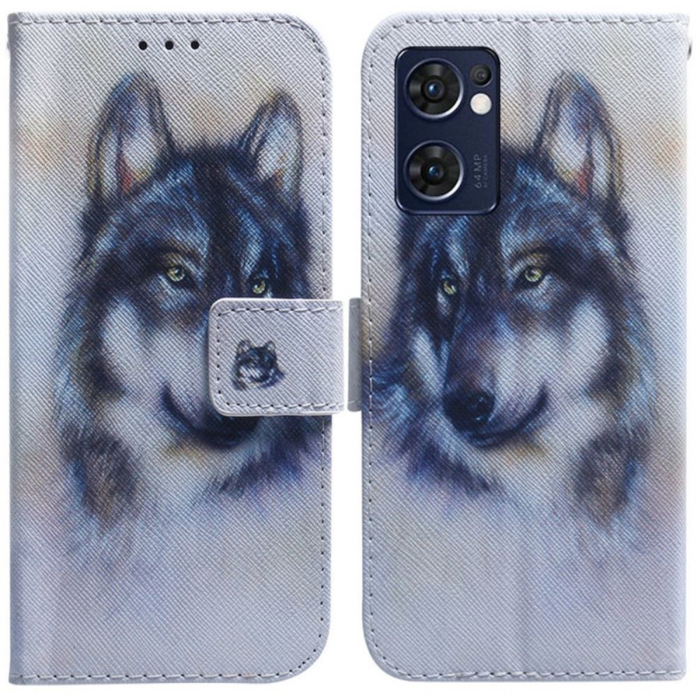 Flip Case Für Oppo Find X5 Lite Hundeblick