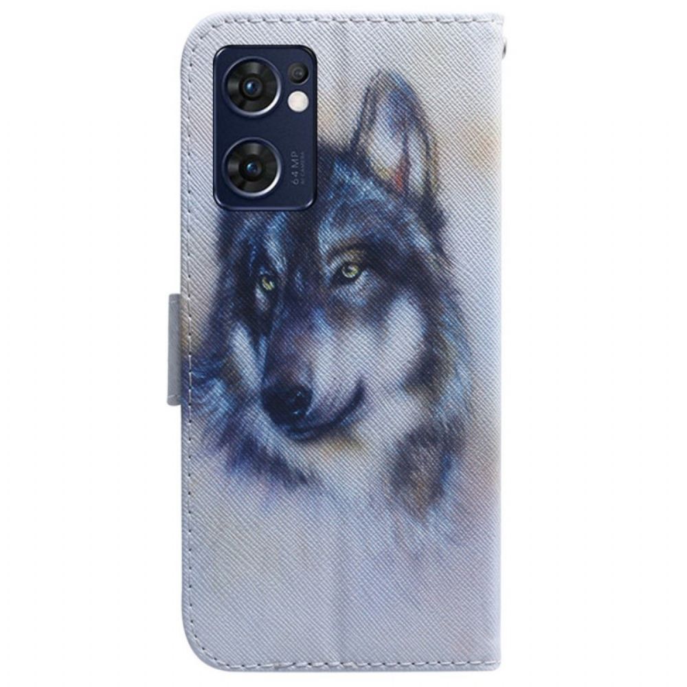 Flip Case Für Oppo Find X5 Lite Hundeblick