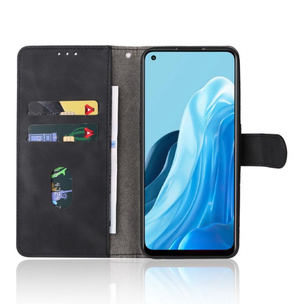 Flip Case Für Oppo Find X5 Lite Mit Kordel Einzigartiger Kunstlederriemen