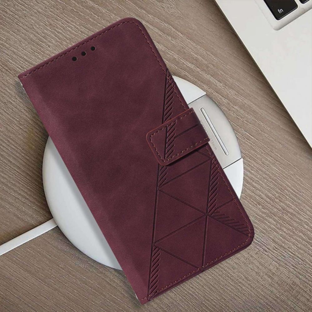 Flip Case Für Oppo Find X5 Lite Mit Kordel Riemendreiecke