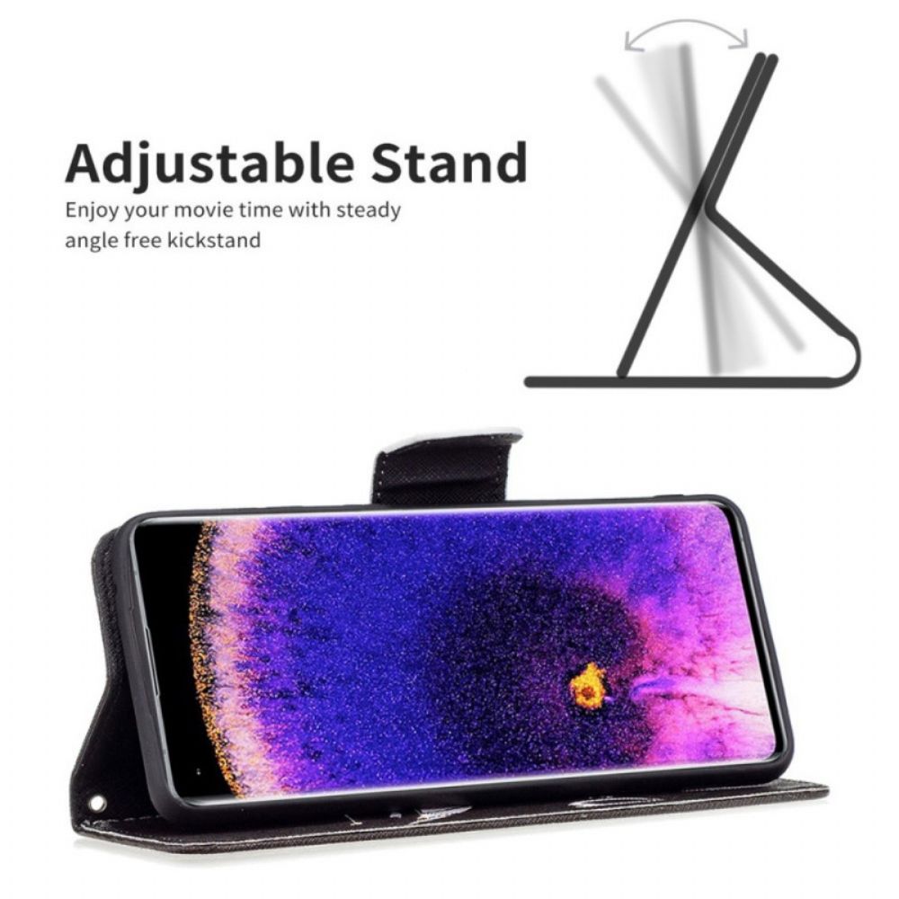 Flip Case Für Oppo Find X5 Lite Teufelstelefon