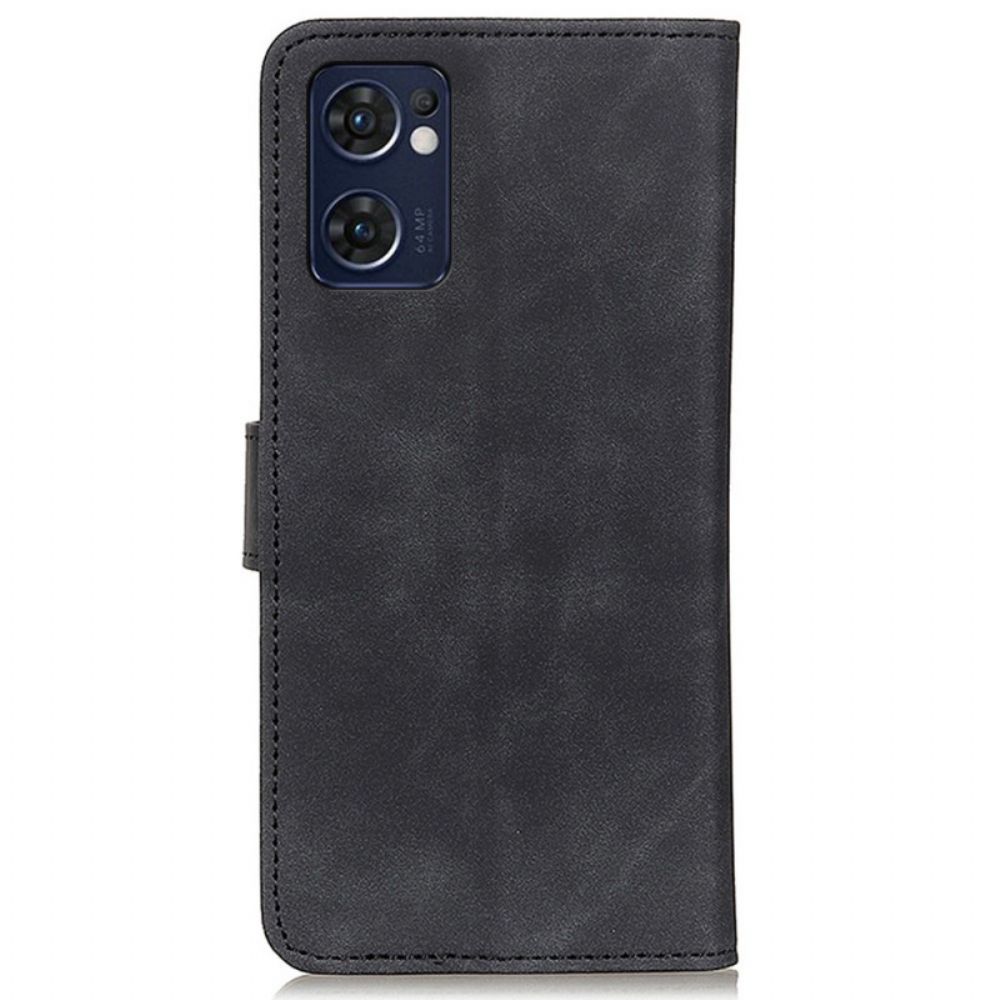 Flip Case Für Oppo Find X5 Lite Vintage Khazneh-ledereffekt