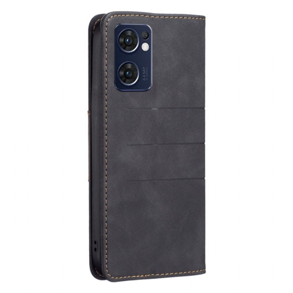 Schutzhülle Für Oppo Find X5 Lite Flip Case Binfen Color Leather Style