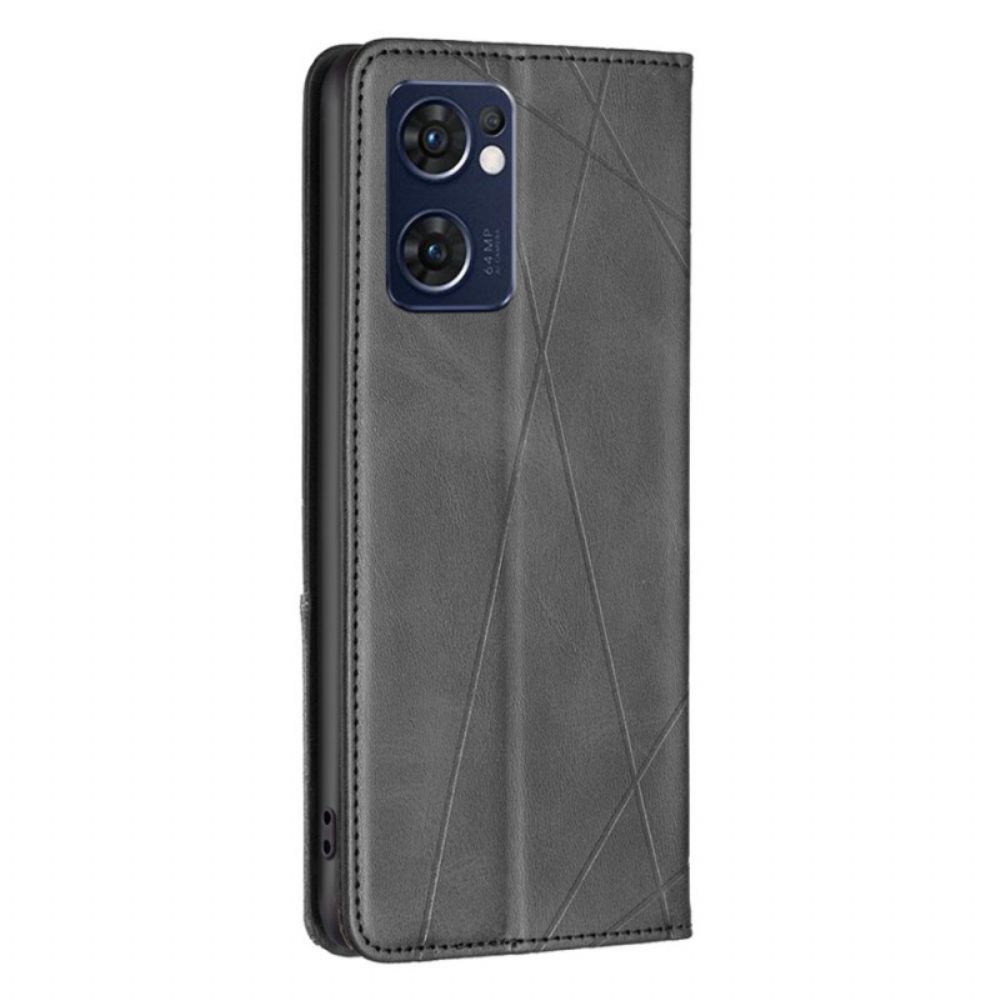 Schutzhülle Für Oppo Find X5 Lite Flip Case Diamanten