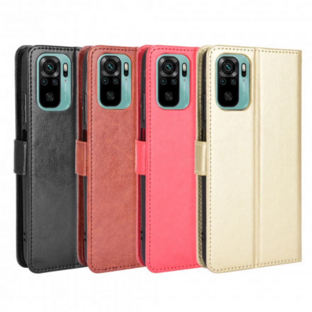 Flip Case Für Xiaomi Redmi Note 10 / 10S Auffälliges Kunstleder