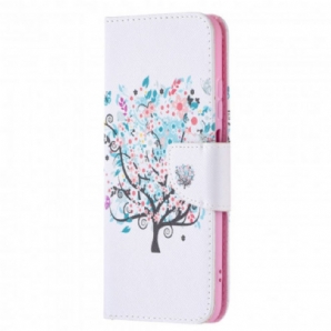 Flip Case Für Xiaomi Redmi Note 10 / 10S Blumiger Baum