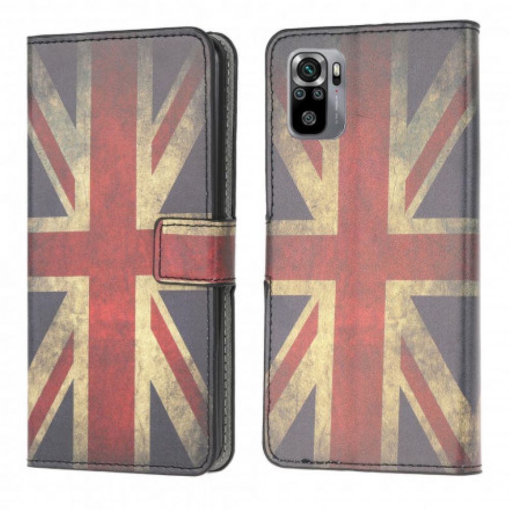 Flip Case Für Xiaomi Redmi Note 10 / 10S England-flagge