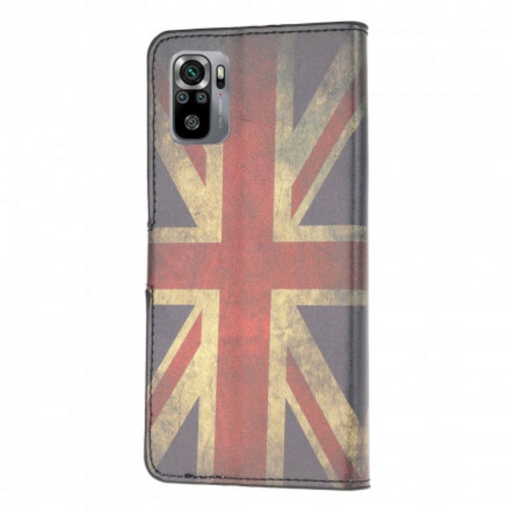 Flip Case Für Xiaomi Redmi Note 10 / 10S England-flagge