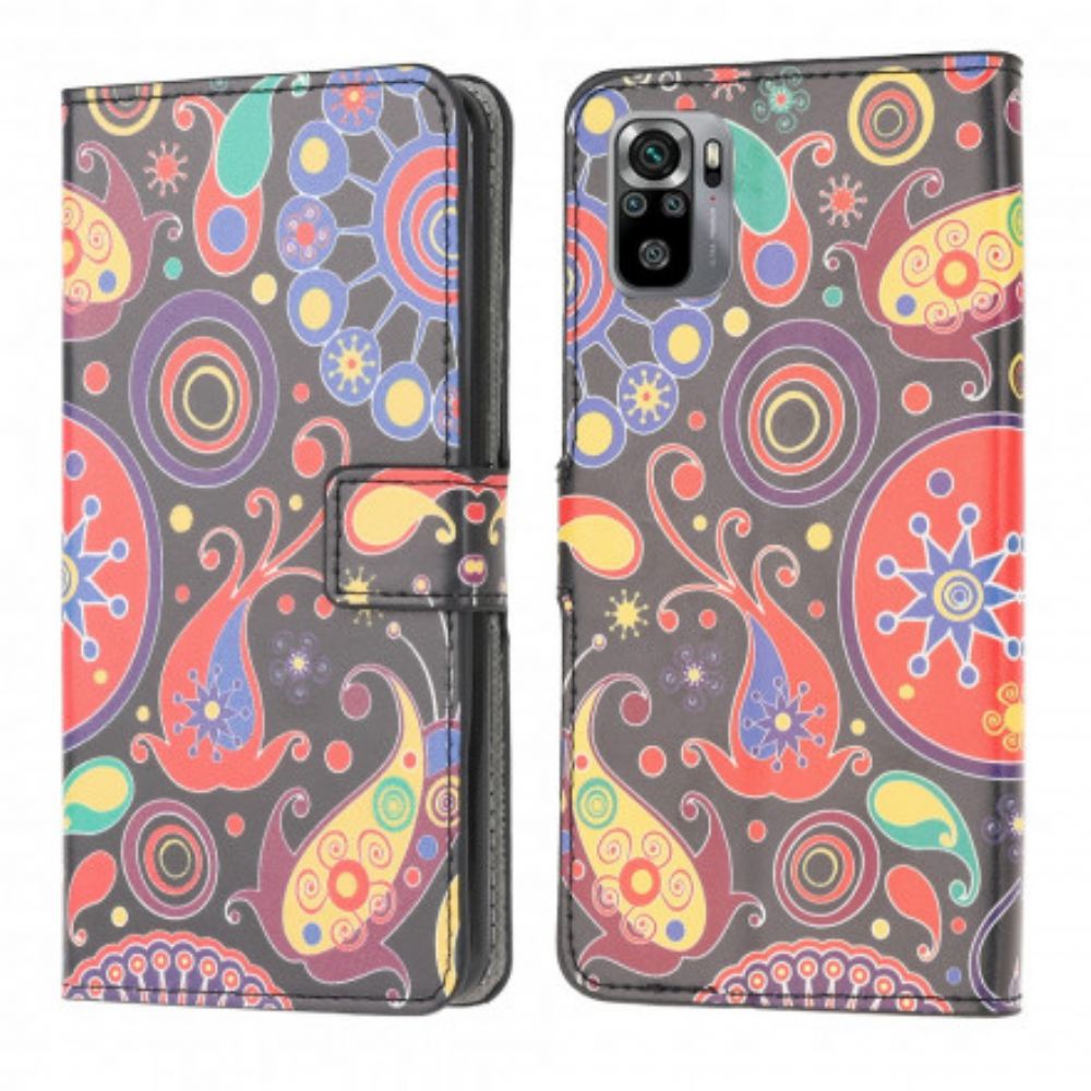 Flip Case Für Xiaomi Redmi Note 10 / 10S Galaxy-design