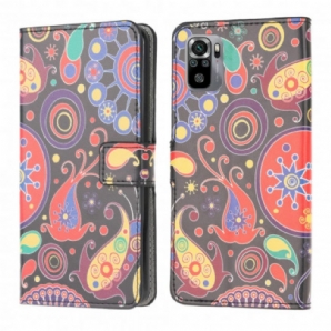 Flip Case Für Xiaomi Redmi Note 10 / 10S Galaxy-design