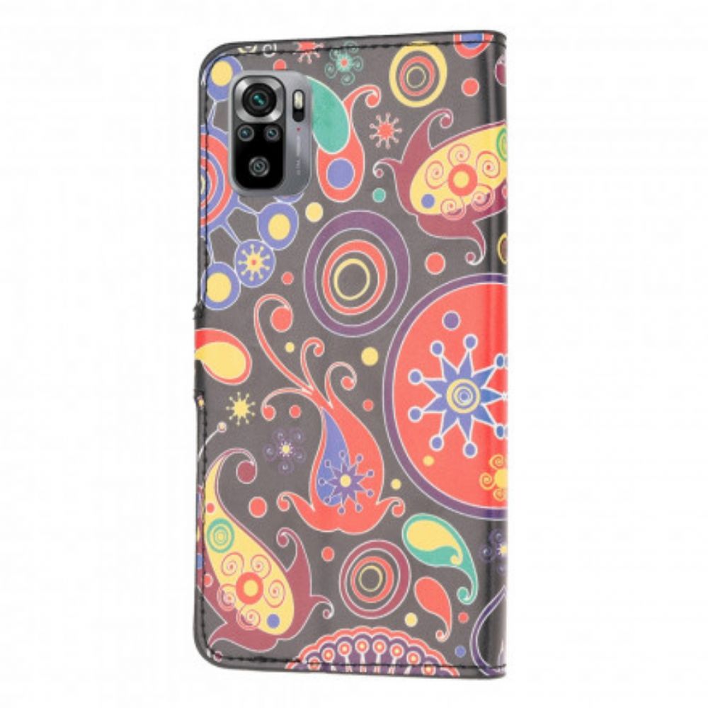 Flip Case Für Xiaomi Redmi Note 10 / 10S Galaxy-design