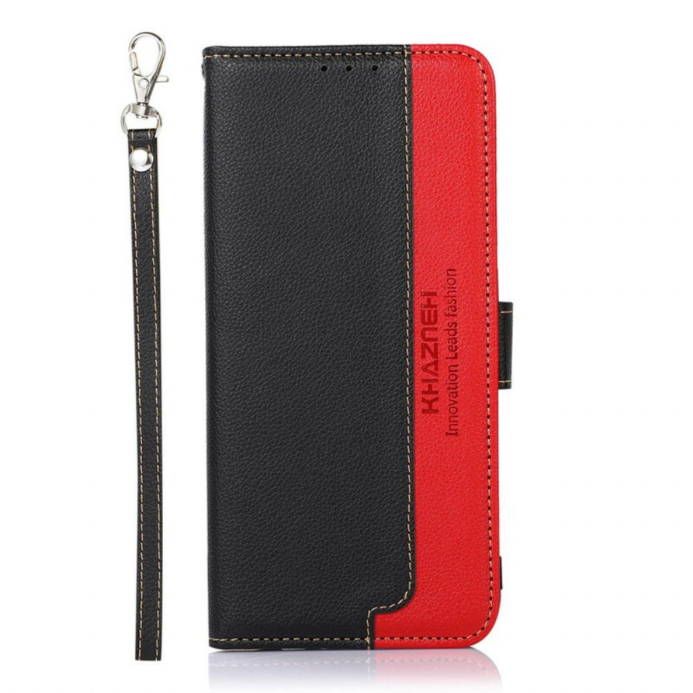 Flip Case Für Xiaomi Redmi Note 10 / 10S Liche Style Rfid Khazneh