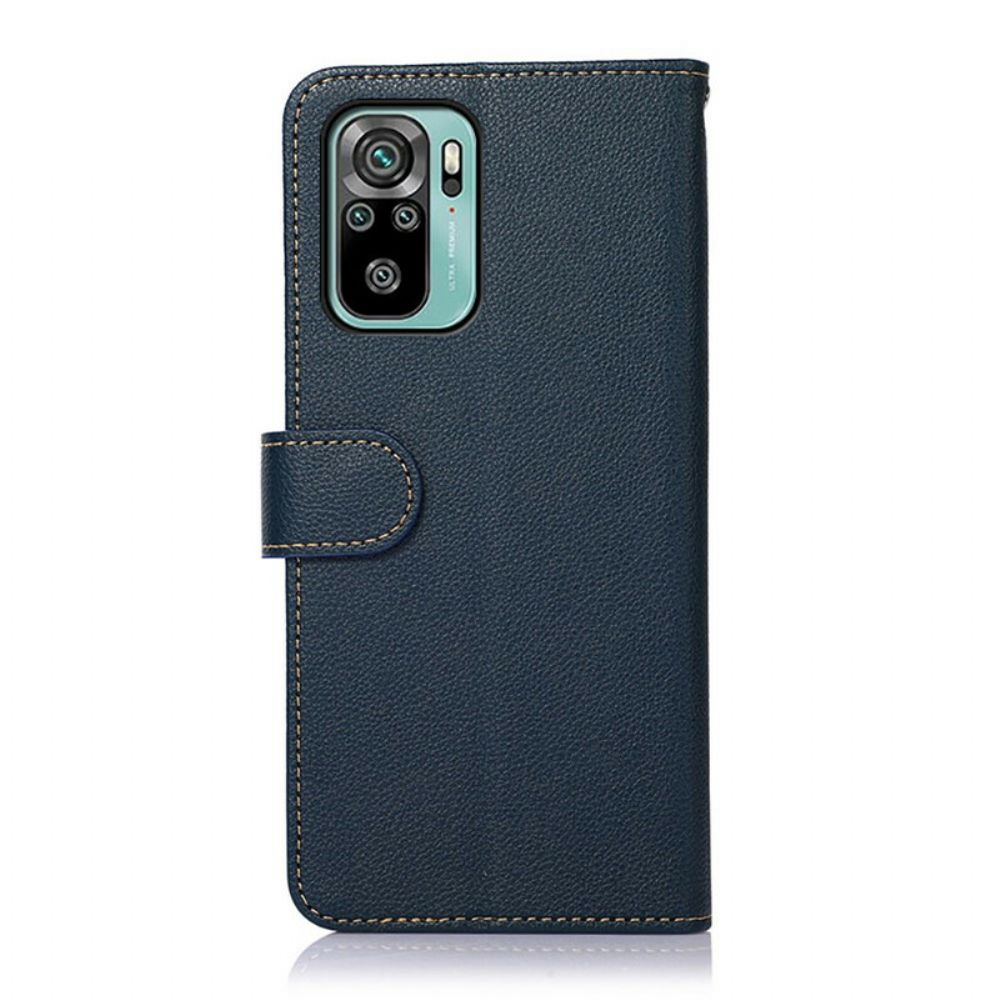 Flip Case Für Xiaomi Redmi Note 10 / 10S Liche Style Rfid Khazneh