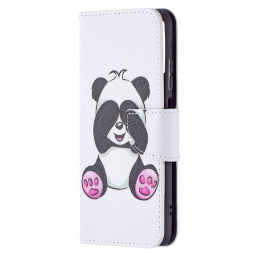 Flip Case Für Xiaomi Redmi Note 10 / 10S Panda-spaß