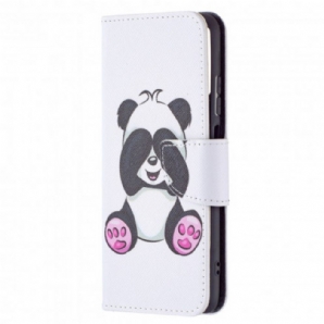 Flip Case Für Xiaomi Redmi Note 10 / 10S Panda-spaß