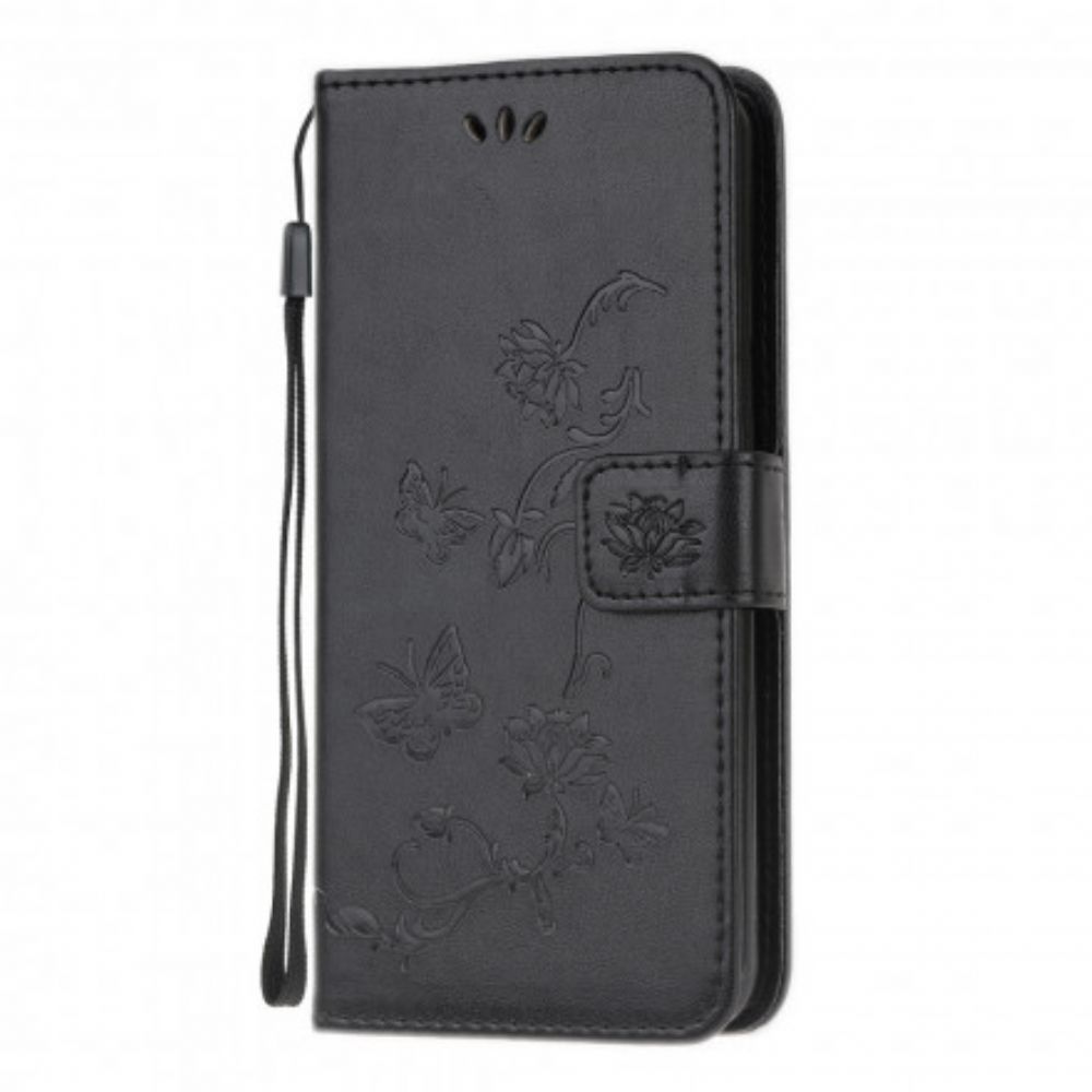 Flip Case Für Xiaomi Redmi Note 10 / 10S Schmetterlinge Und Blumen