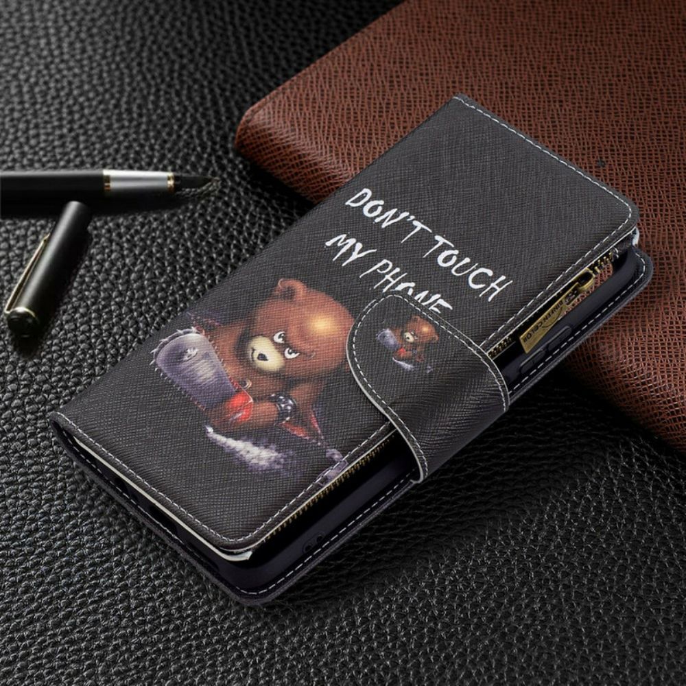 Flip Case Für Xiaomi Redmi Note 10 / 10S Tasche Mit Reißverschluss