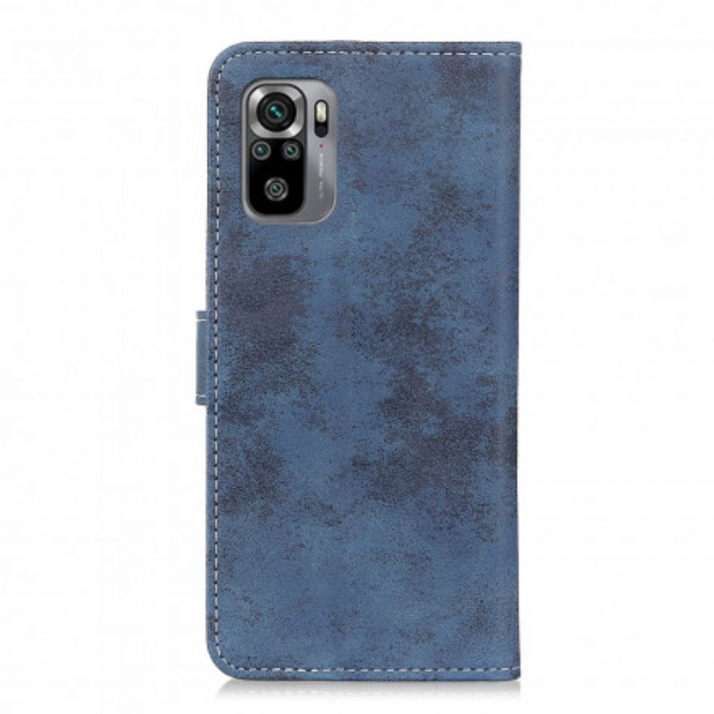 Flip Case Für Xiaomi Redmi Note 10 / 10S Vintage-leder-effekt