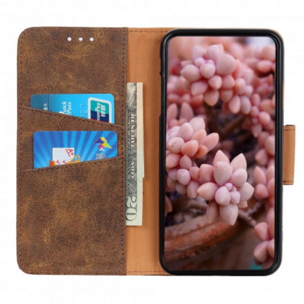 Flip Case Für Xiaomi Redmi Note 10 / 10S Vintage Spaltleder