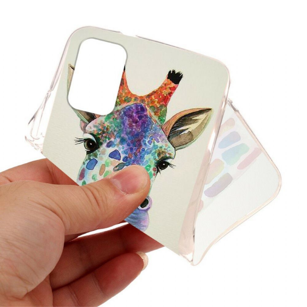 Handyhülle Für Xiaomi Redmi Note 10 / 10S Bunte Giraffe