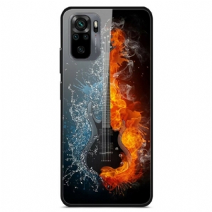 Handyhülle Für Xiaomi Redmi Note 10 / 10S Hartglas Für Gitarren