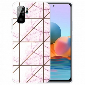 Handyhülle Für Xiaomi Redmi Note 10 / 10S Intensive Geometrie-marmor