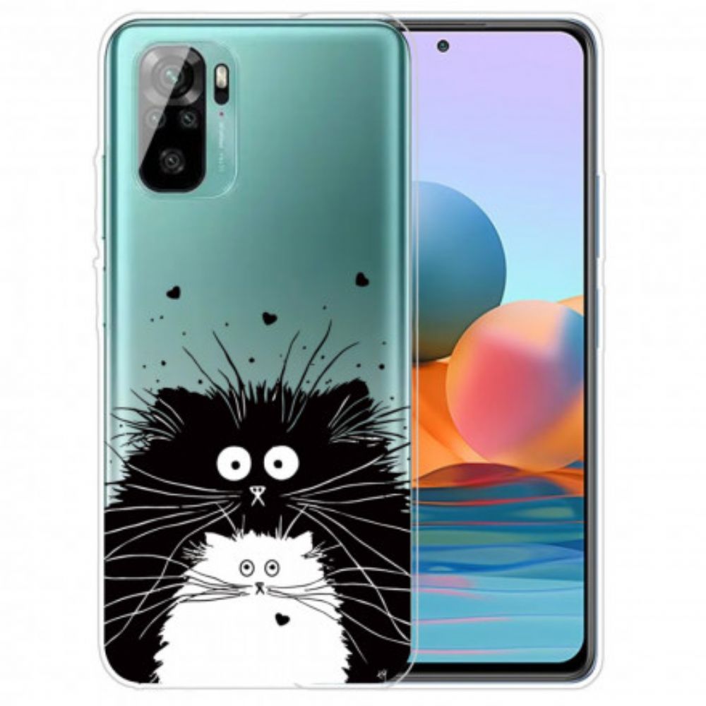 Handyhülle Für Xiaomi Redmi Note 10 / 10S Sieh Dir Die Katzen An